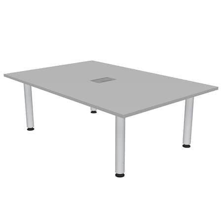 Skutchi Designs 47.25 in W, 71.5 in L, 29 in H, Engineered Wood Top, Grey H-REC-4872-PT-01-EL